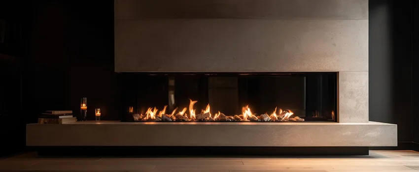 Gas Fireplace Ember Bed Design Services in Southgate, Michigan
