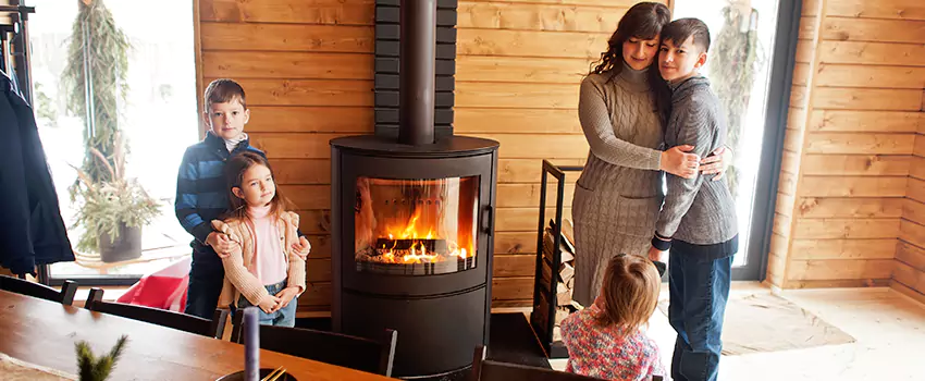 Morso Cast Iron Fireplace Insert Installation in Southgate, Michigan