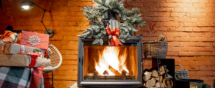 Travis Industries Linear Gas Fireplace Installation in Southgate, Michigan