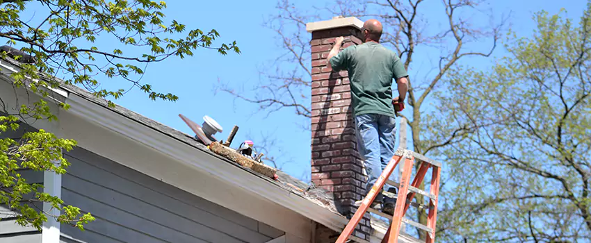 Vinyl and PVC Chimney Flashing Installation in Southgate, MI