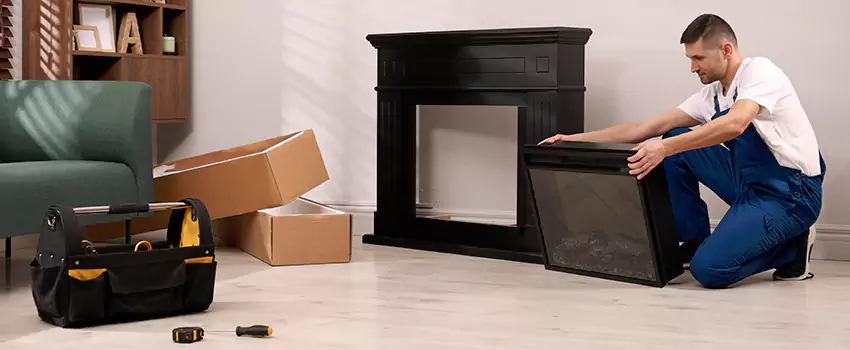 Old Rusted Metal Fireplace Repair And Replacement in Southgate, MI