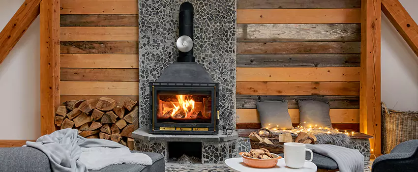 Thelin Hearth Products Direct Vent Gas Stove Fireplace Inspection in Southgate, Michigan